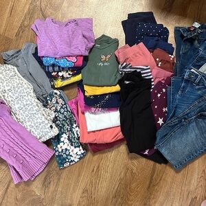 Lot of girls size 7 colder weather clothing